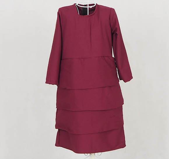SW5054 Kid's Jubah Maroon