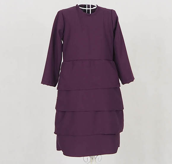SW5054 Kid's Jubah Purple