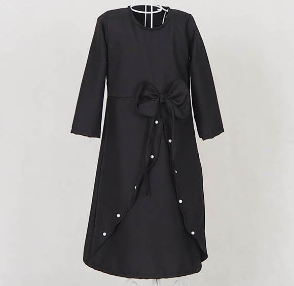 SW5057 Kid's Jubah Black