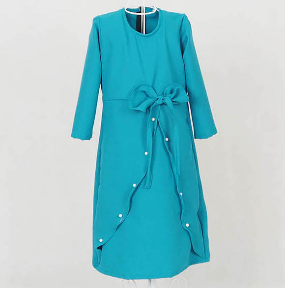 SW5057 Kid's Jubah Dark Green