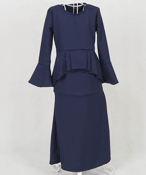 SW5058 Kid's Baju Kurung Navy