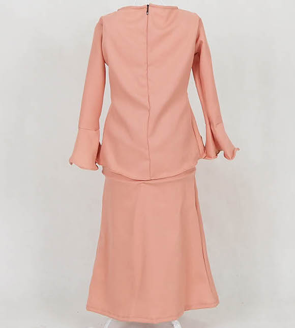 SW5058 Kid's Baju Kurung Peach