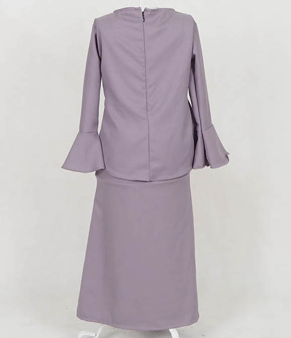 SW5059 Kid's Baju Kurung Grey