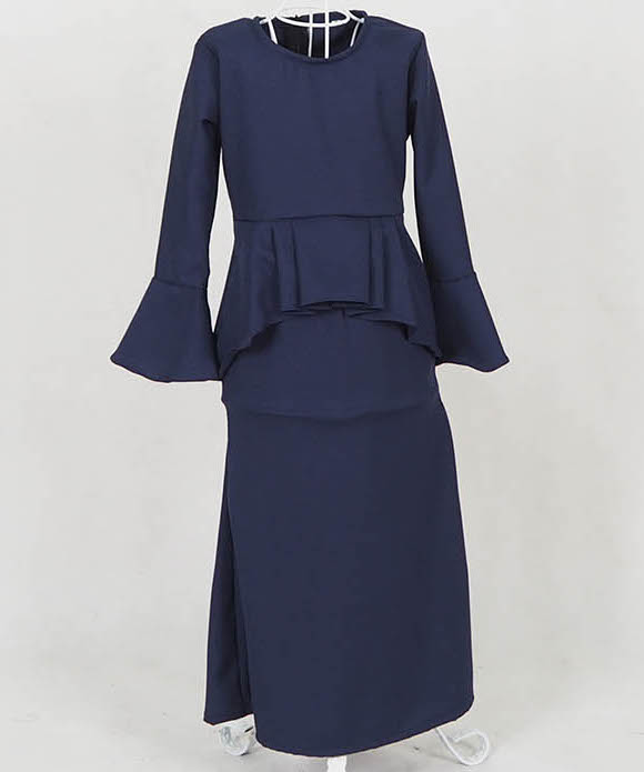 SW5059 Kid's Baju Kurung Navy