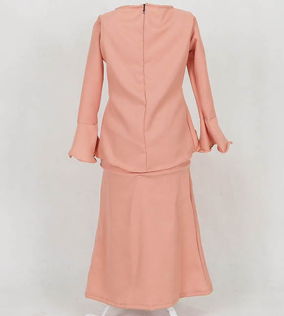 SW5059 Kid's Baju Kurung Peach