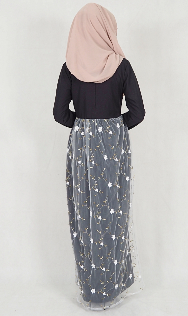 SW5061 Fashion Jubah Black