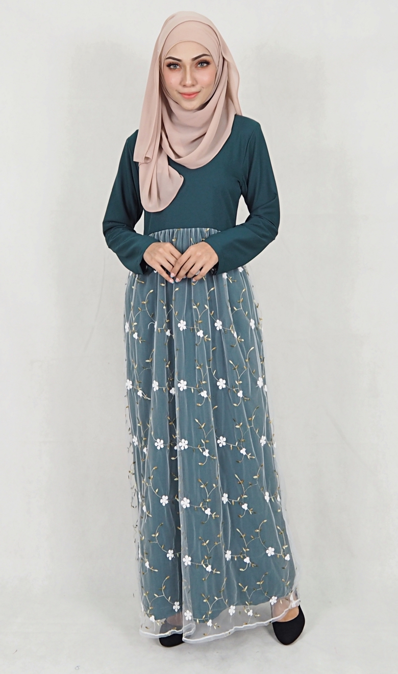 SW5061 Fashion Jubah Emerald Green