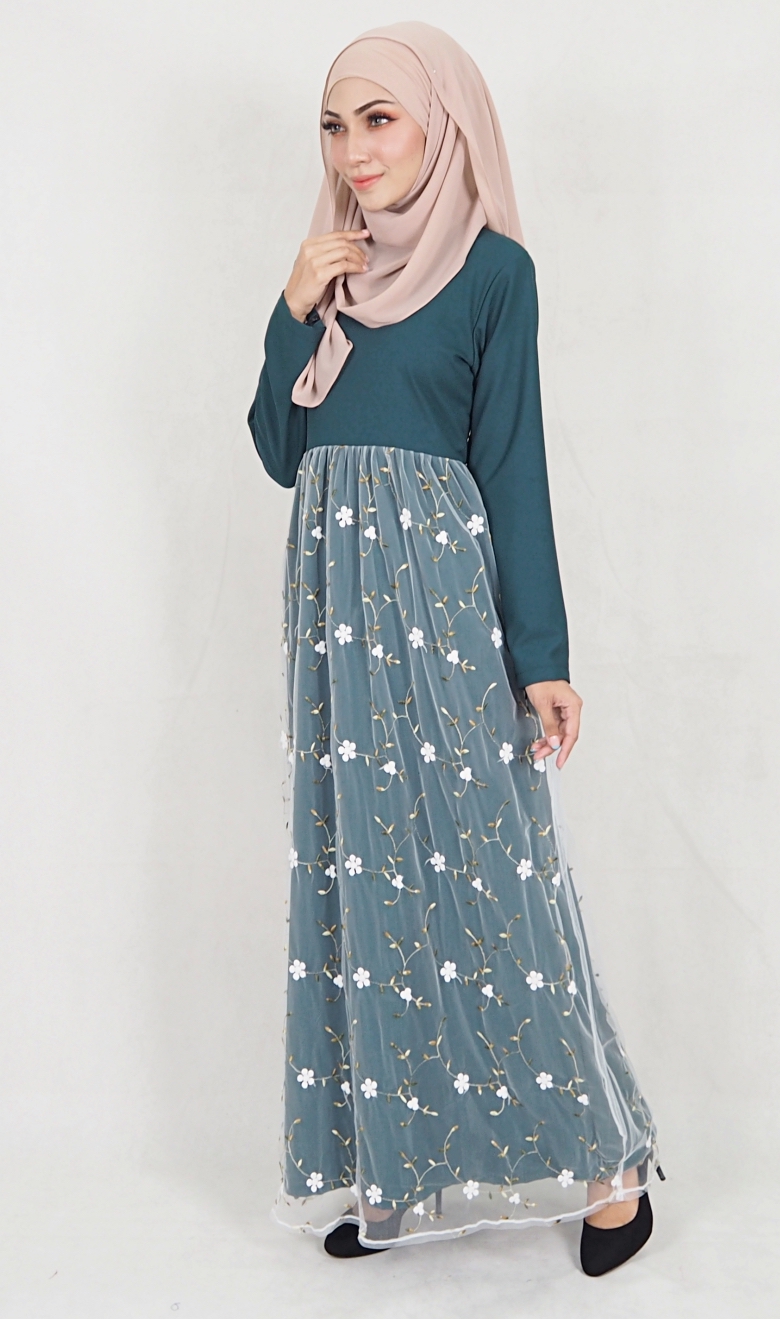 SW5061 Fashion Jubah Emerald Green