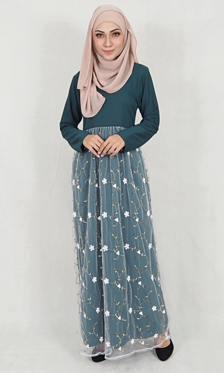 SW5064 Jubah (Plus Size) Emerald Green