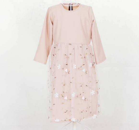 SW5067 Kid's Dress Cream