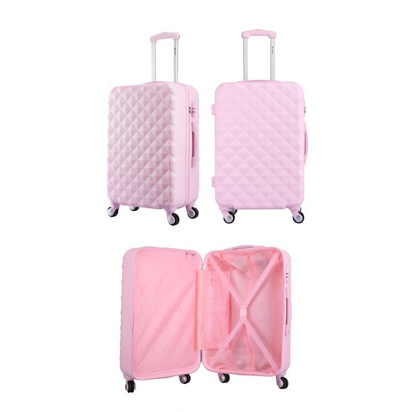 TR103 Trendy Luggage Light Pink