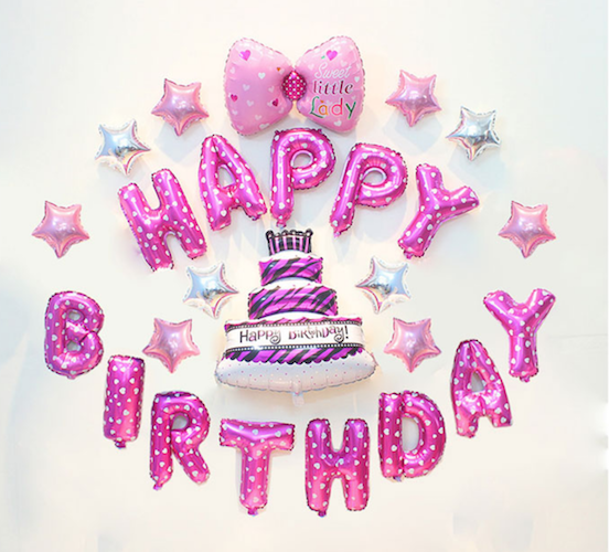 WA21572 Birthday Balloon As Pic