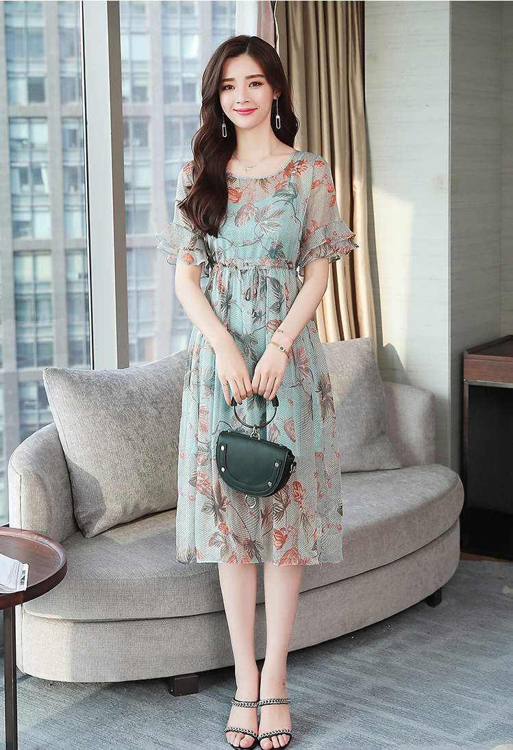 GW2268 Charming Chiffon Dress As Picture