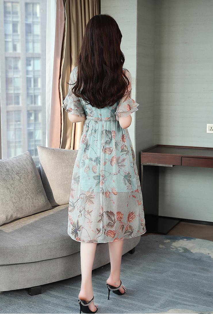 GW2268 Charming Chiffon Dress As Picture