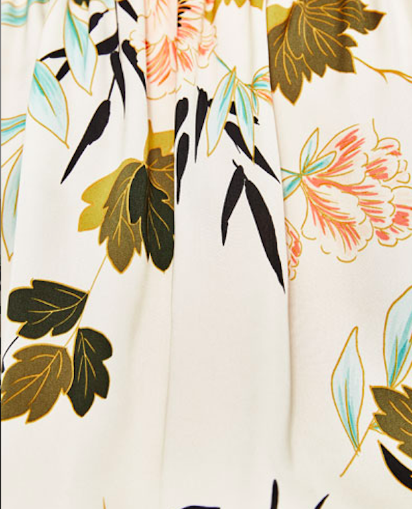BM71132 Tropical Off-Shoulder Bodysuit As Picture