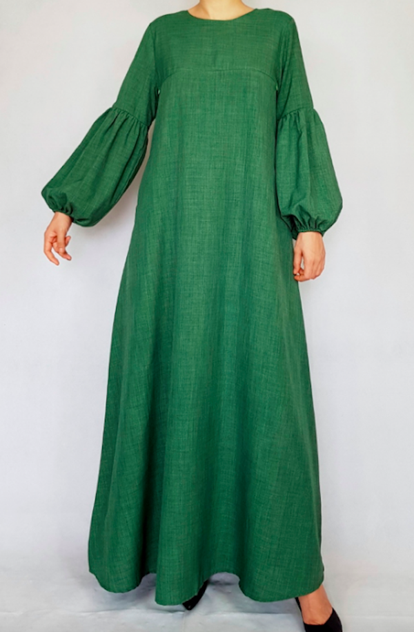 BM71135 Pretty Design Jubah Green