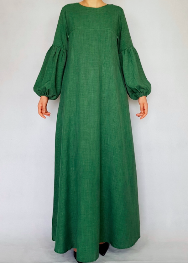 BM71135 Pretty Design Jubah Green