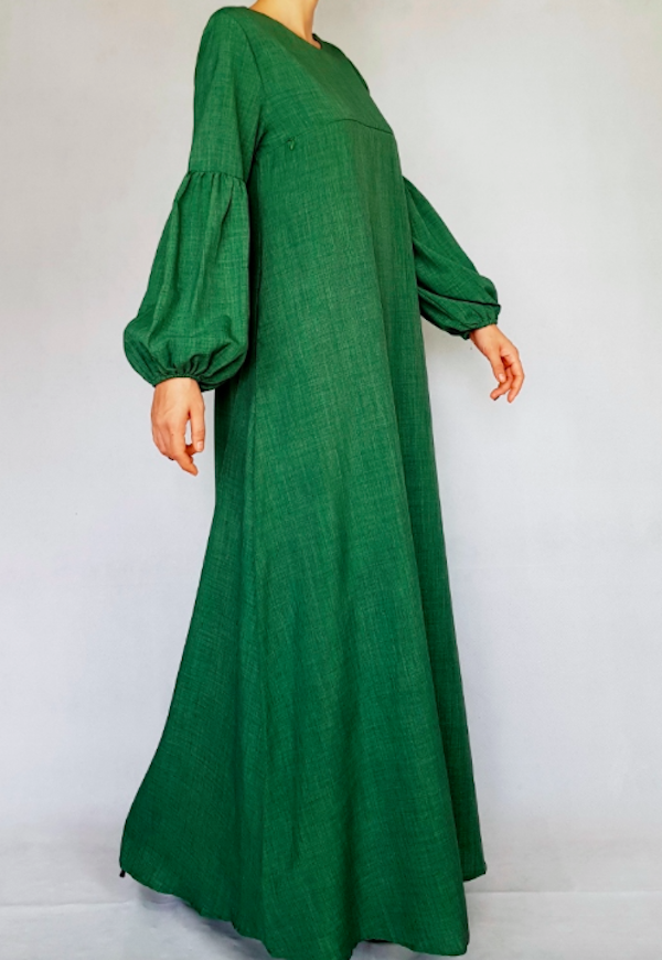 BM71135 Pretty Design Jubah Green