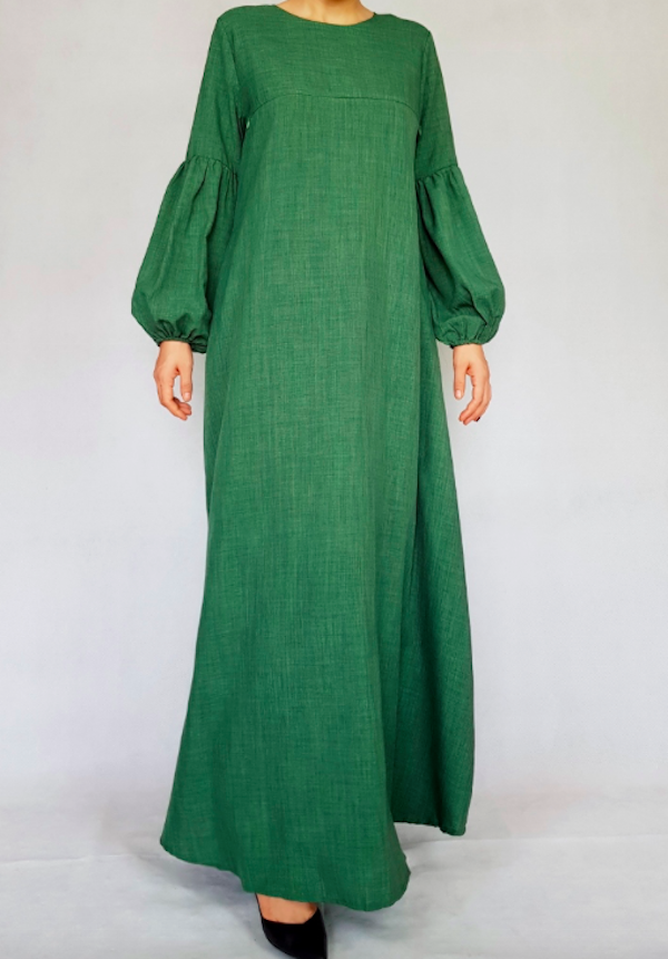 BM71135 Pretty Design Jubah Green