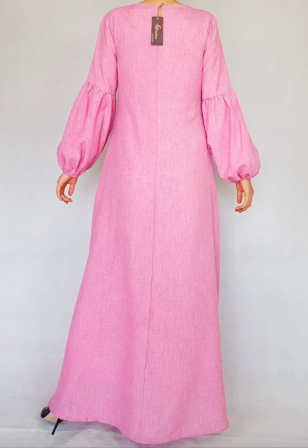 BM71135 Pretty Design Jubah Pink