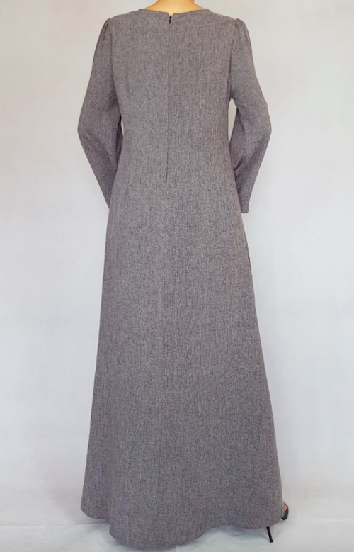 BM71136 Flare Sleeves Jubah Grey