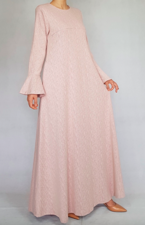 BM71137 Elegant Jubah Pink