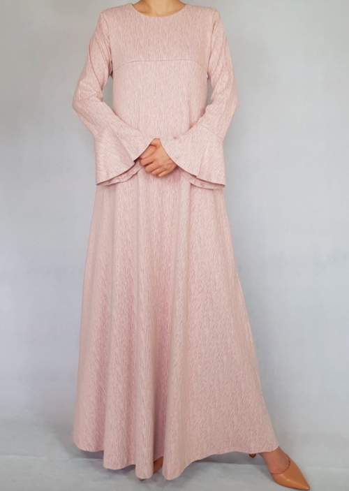 BM71137 Elegant Jubah Pink