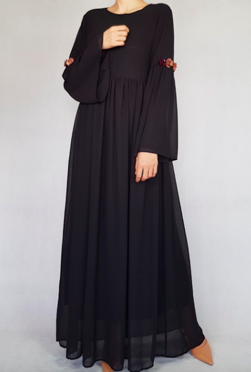 BM71138 Charming Jubah Black