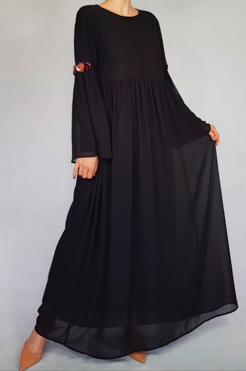 BM71138 Charming Jubah Black