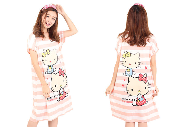 QA-465 Hello Kitty Sleepwear Pink