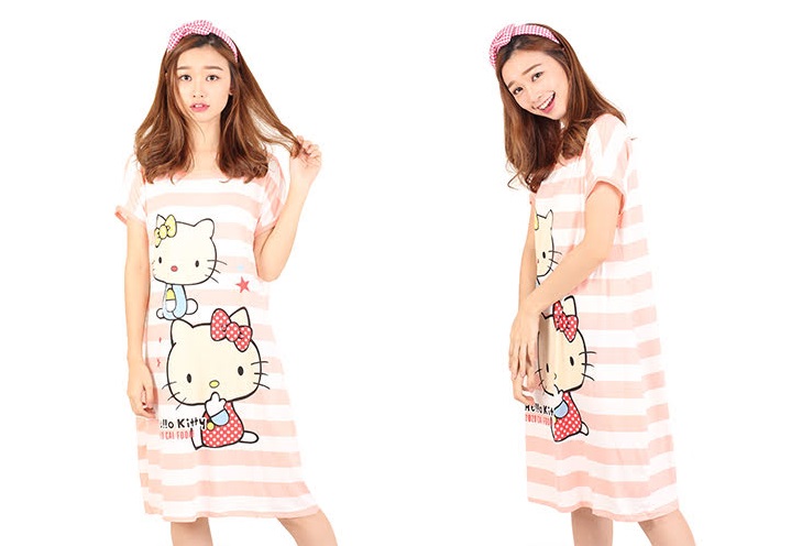 QA-465 Hello Kitty Sleepwear Pink