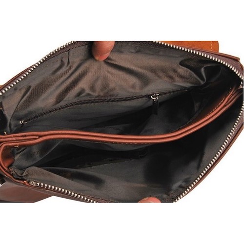 MK031 Men's Shoulder Bag Brown