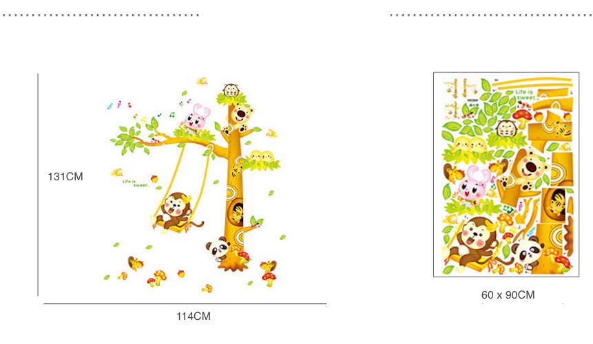 ST-555 Cartoon Wall Sticker