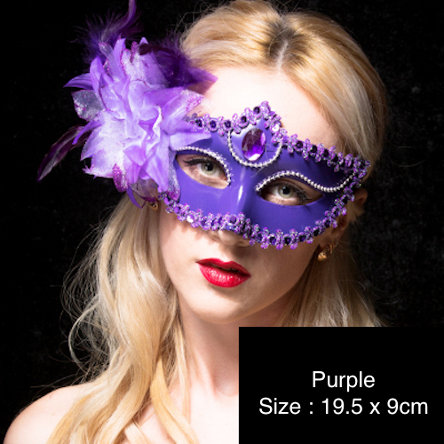 ST-568 Costume Mask Purple