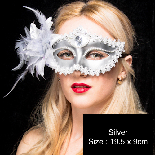 ST-568 Costume Mask Silver