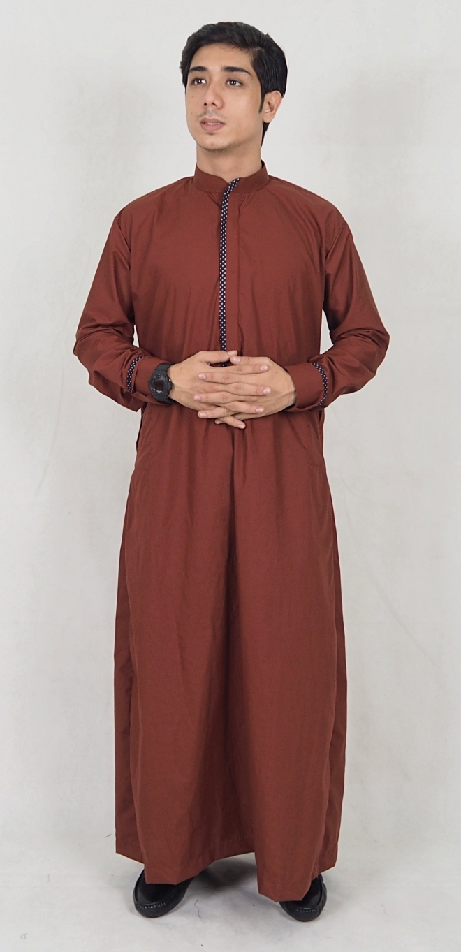SW5070 Men's Jubah Brown