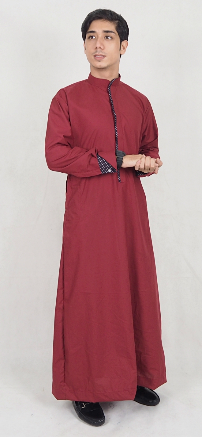SW5070 Men's Jubah Maroon