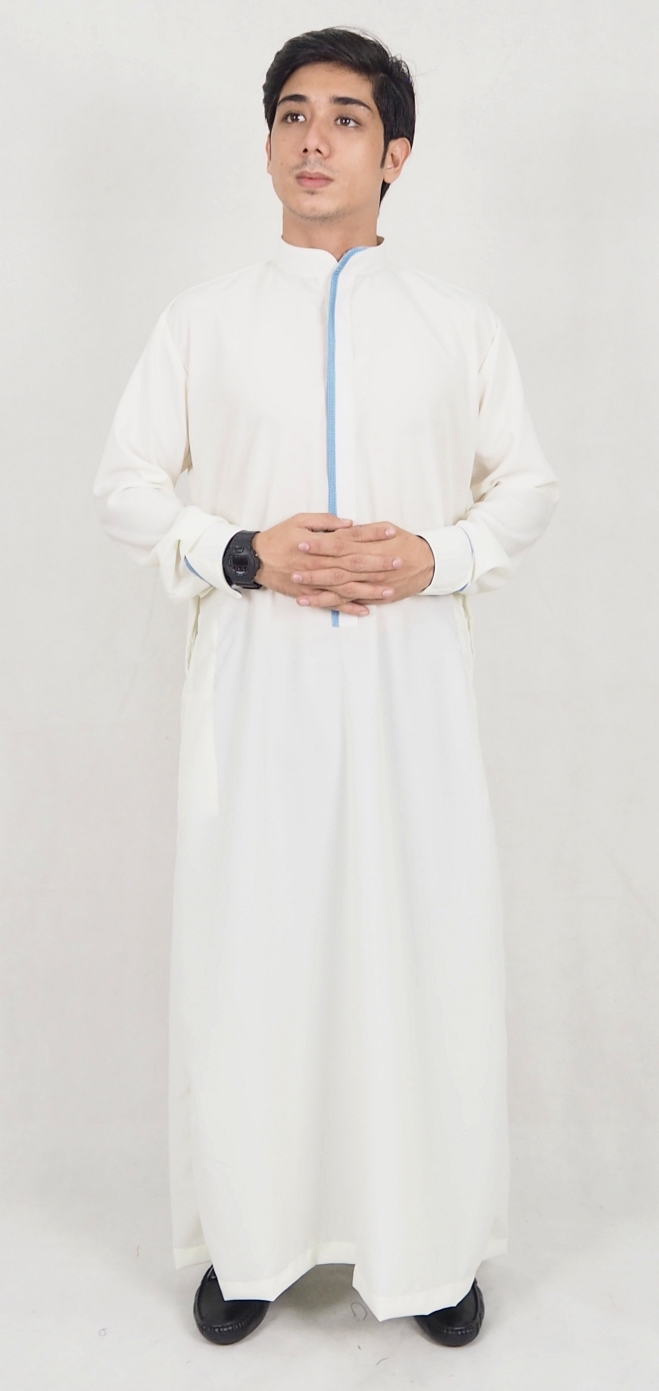 SW5070 Men's Jubah White