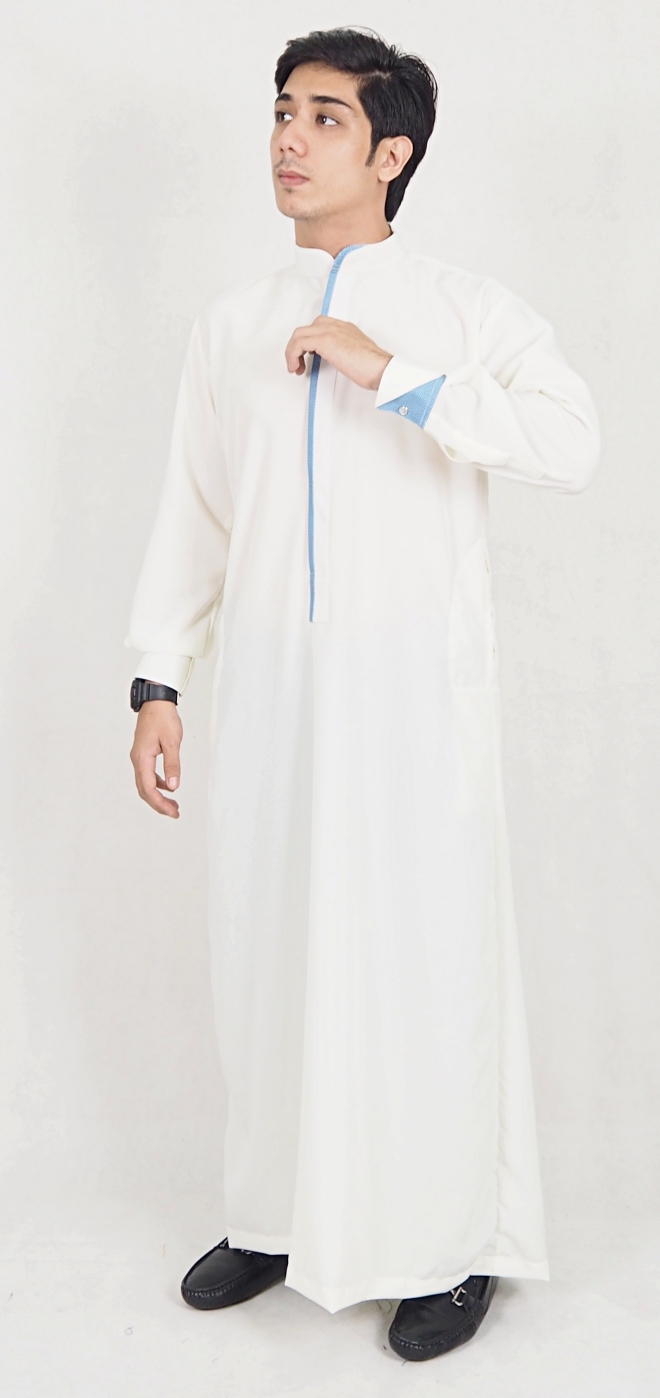 SW5070 Men's Jubah White