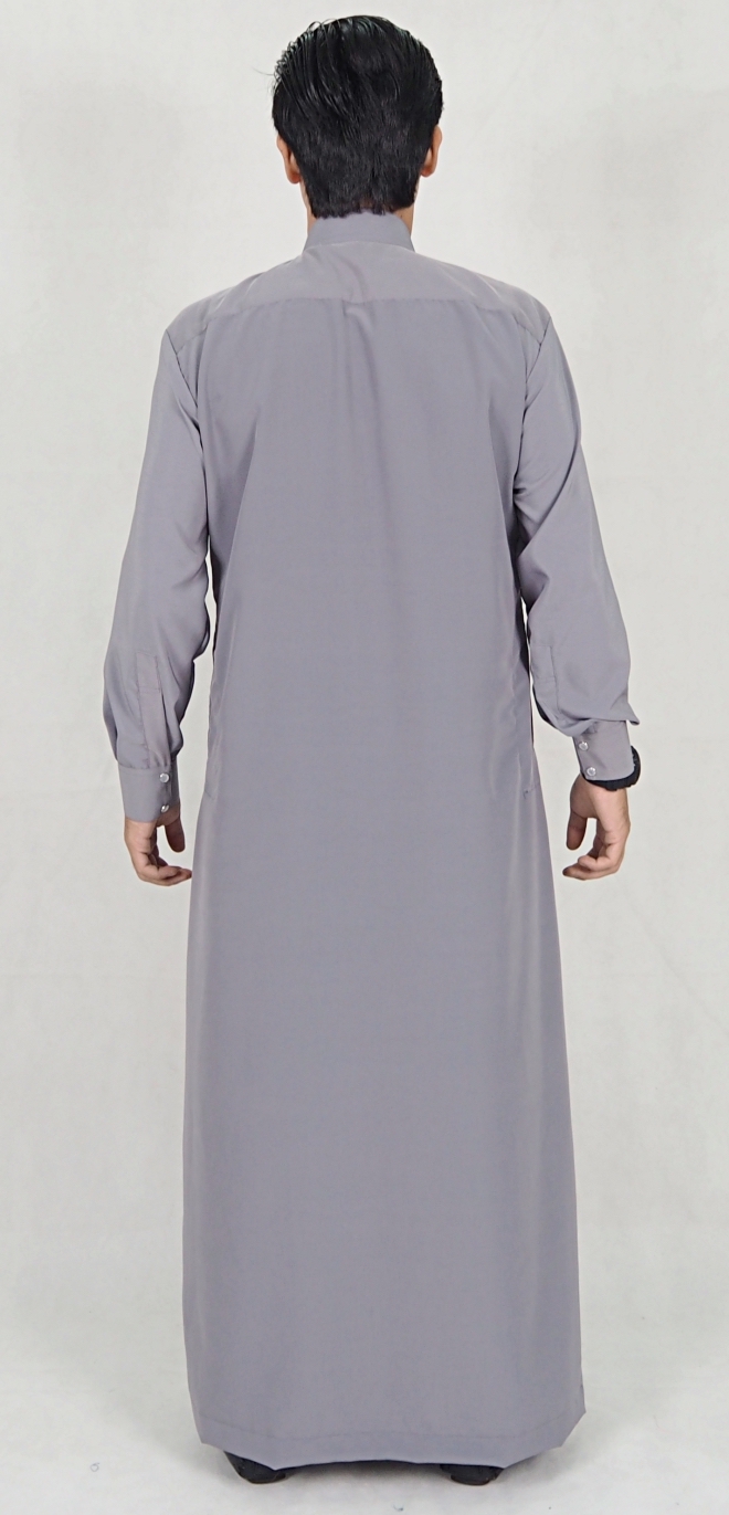SW5071 Stylish Jubah Grey