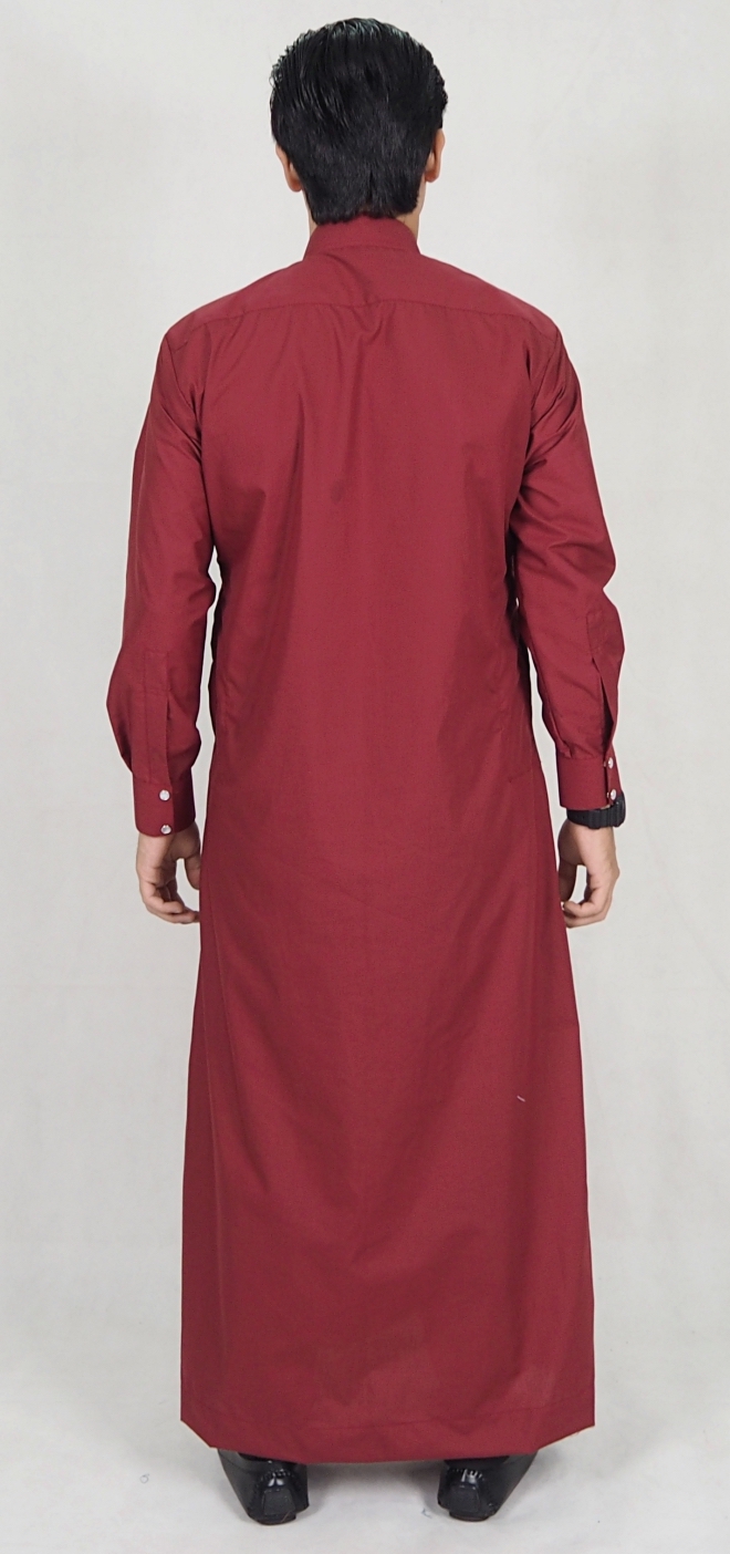 SW5071 Stylish Jubah Maroon