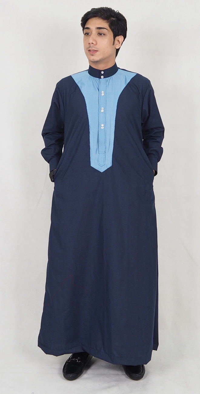 SW5071 Stylish Jubah Navy