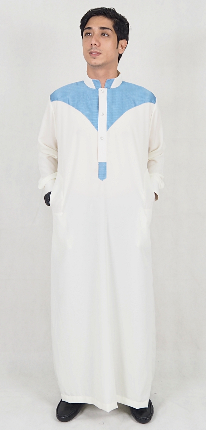 SW5072 Fashion Jubah Cream