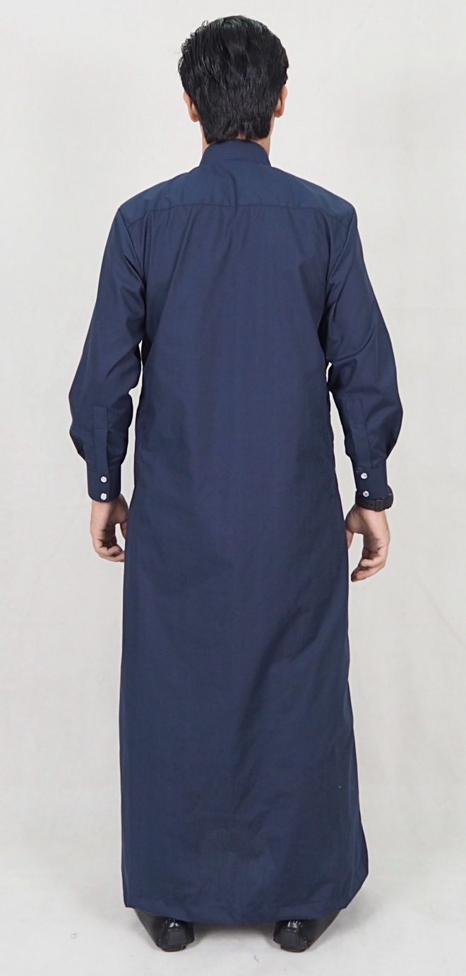 SW5075 Stylish Jubah (Plus Size) Navy