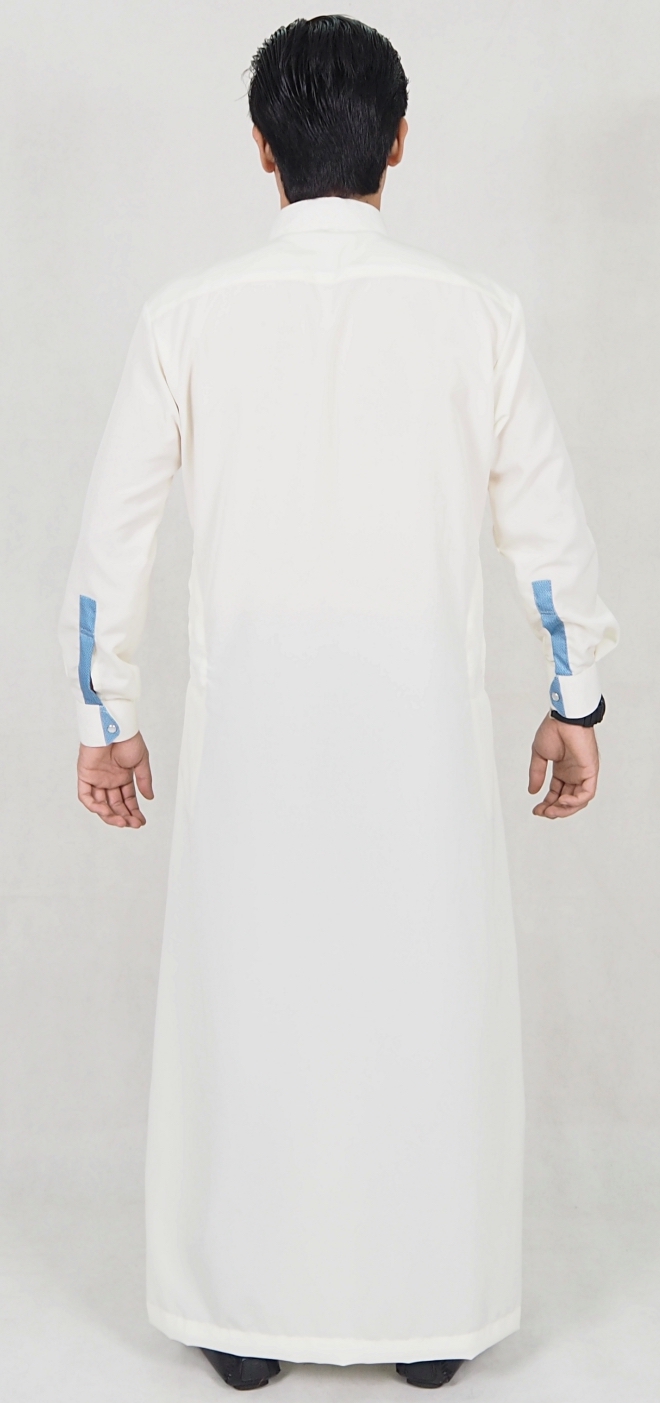 SW5078 Fashion Jubah (Plus Size) Cream