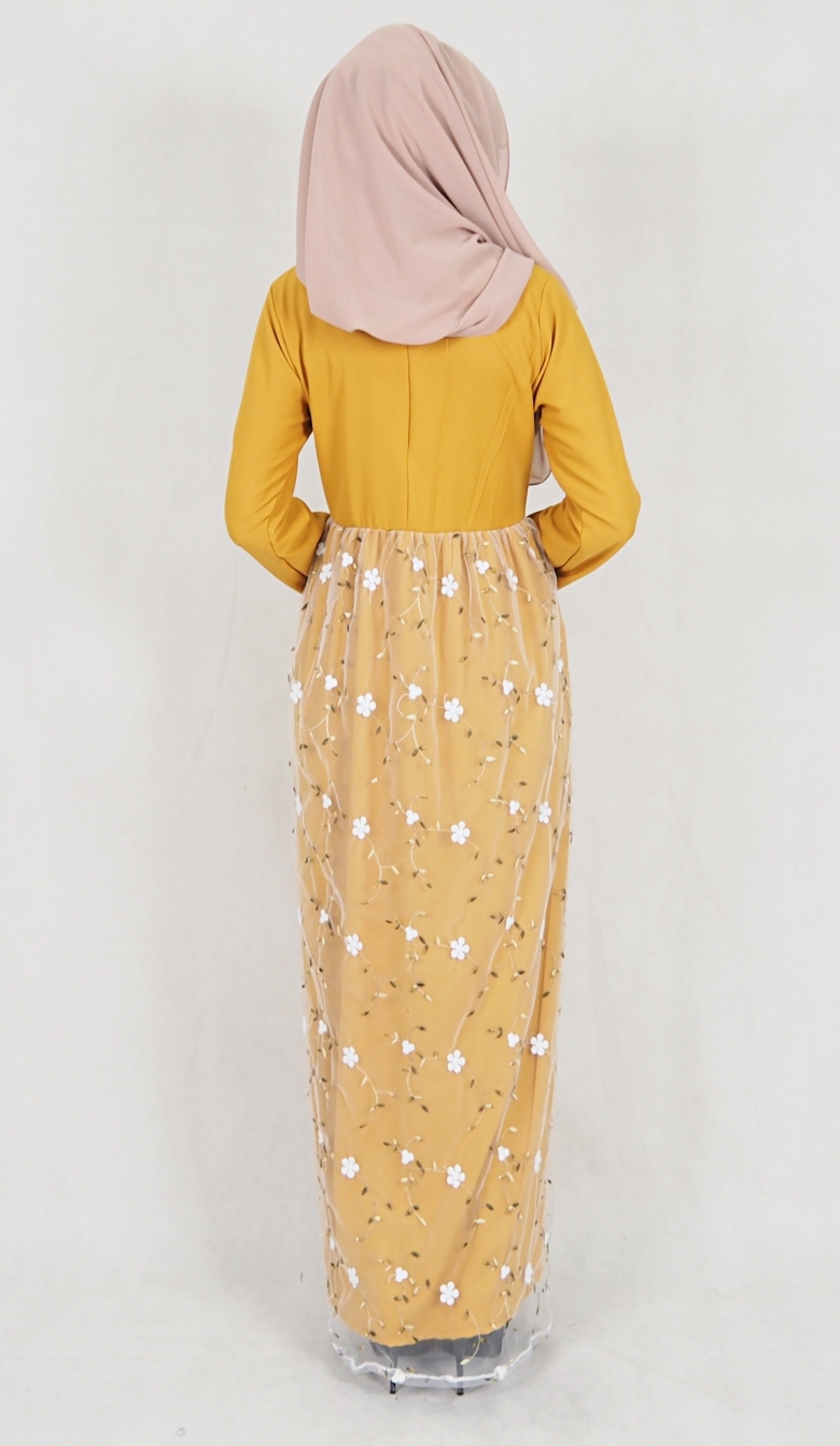 SW5079 Pretty Jubah Mustard