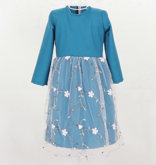 SW5086 Kid's Jubah Dark Green