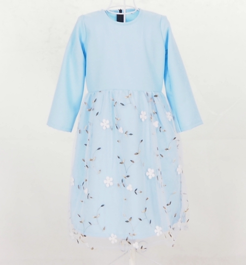 SW5086 Kid's Jubah Light Blue