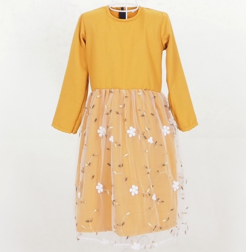 SW5086 Kid's Jubah Mustard