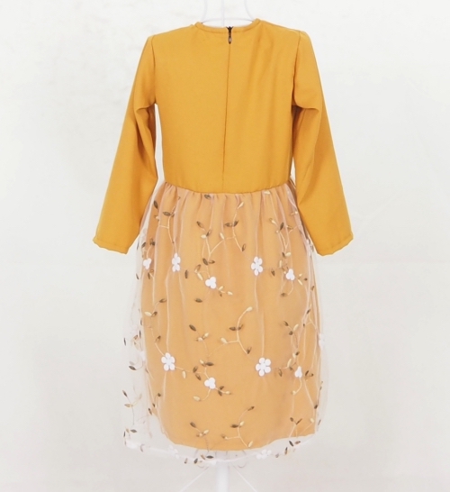 SW5086 Kid's Jubah Mustard